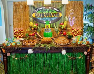 Survivor party διακόσμηση